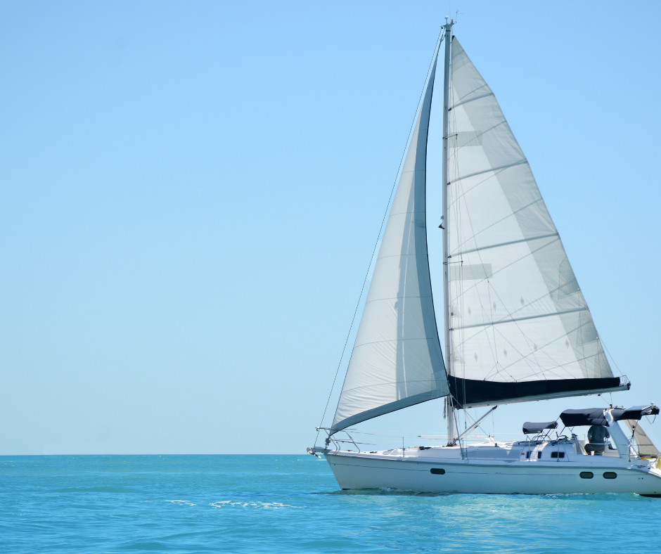 Sails are often made of durable polyester fiber