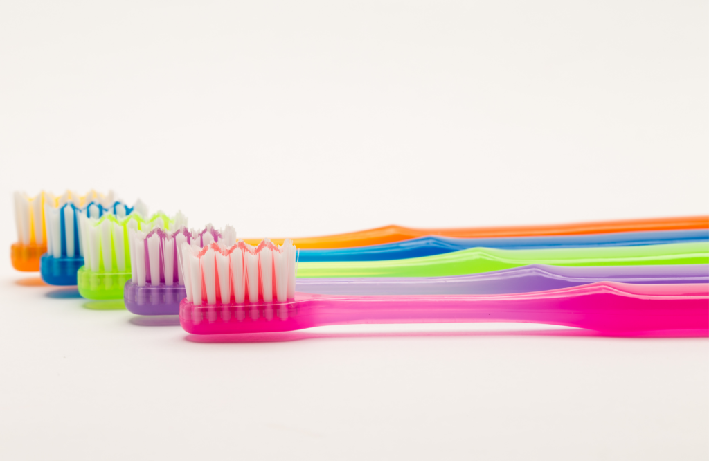 Tooth brushes made of recycled plastic bottles
