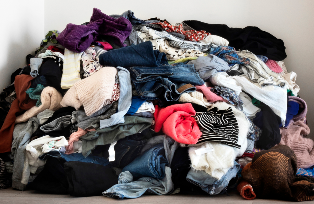 Discarded clothing is a contributor to our global carbon footprint